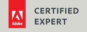 Adobe Certified Expert Logo als offizielles Zertifikat im Bereich Adobe Weiterbildung – TASys