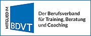 Logo Mitglied im BDVT Berufsverband für Training Beratung und Coaching – TASys
